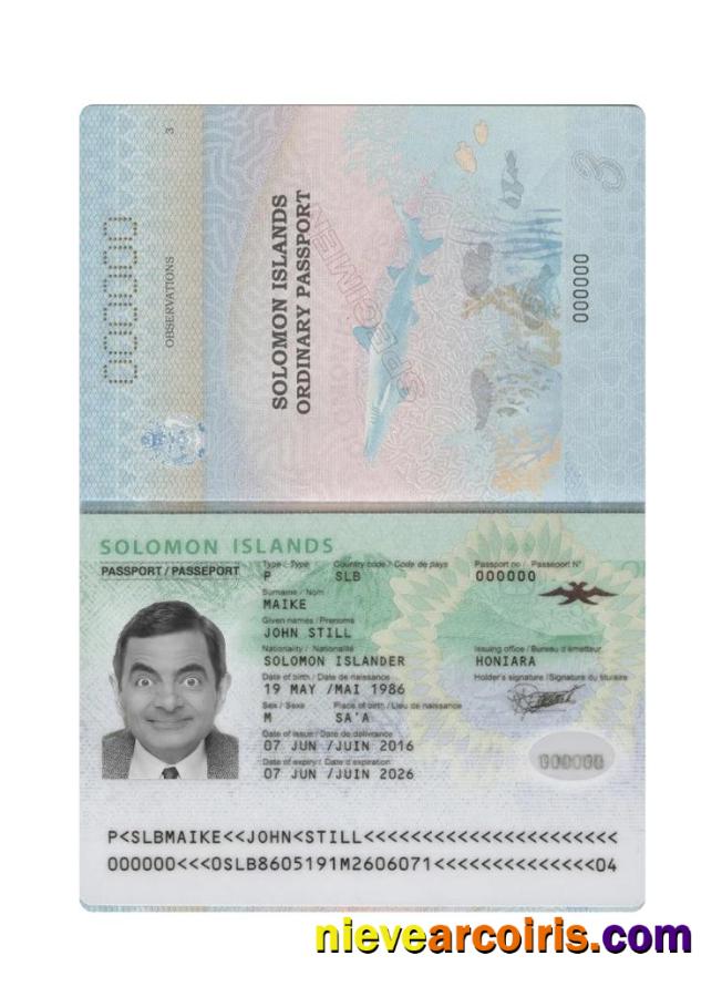 Solomon Islands passport